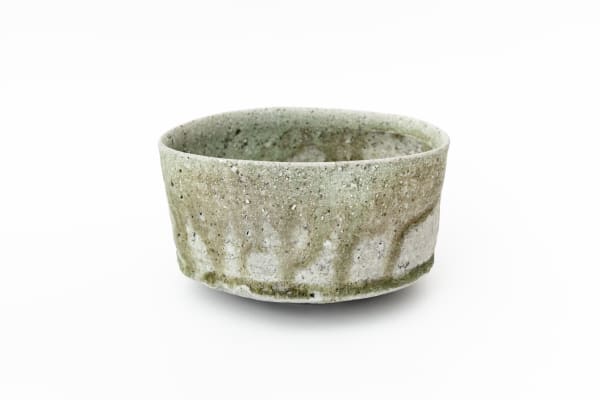 Yui Tsujimura, 自然釉筒茶盌 - Natural Ash Tea Bowl