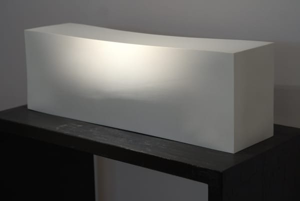 Hiromi Itabashi, White Porcelain Cuboid I 白磁直方体, 2012