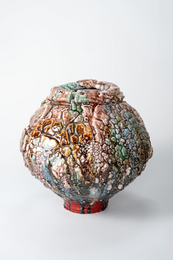 Kodai Ujiie Oribe Lacquer Big Jar, 2024 Ceramic