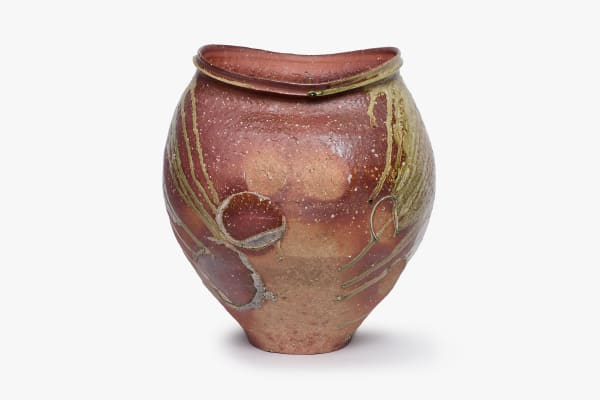Kai Tsujimura, Shigaraki Wide-Mouthed Jar 信楽広口壺, 2019