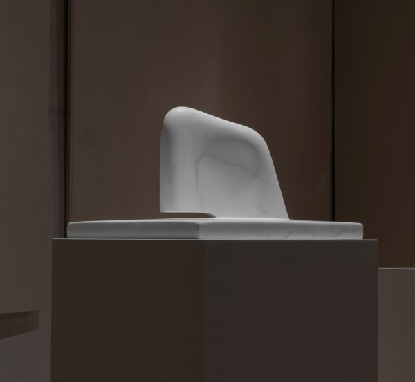 KAISEI 回生 2006 | Kan Yasuda | white marble sculpture | Japanese fine art + craft | Ippodo Gallery Tokyo New york