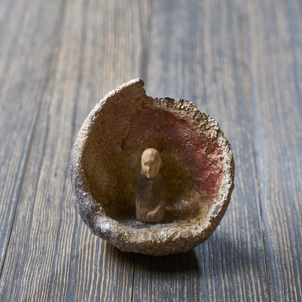 Sho Kishino, Arhat in a Cave, 2020