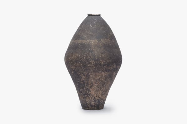 Wataru Myosyu 'Genkoku' Black Jar 玄刻 壺, 2025 Ceramic