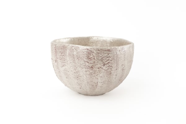Yasushi Fujihira, Tea Bowl (Silver) - 茶盌(銀)