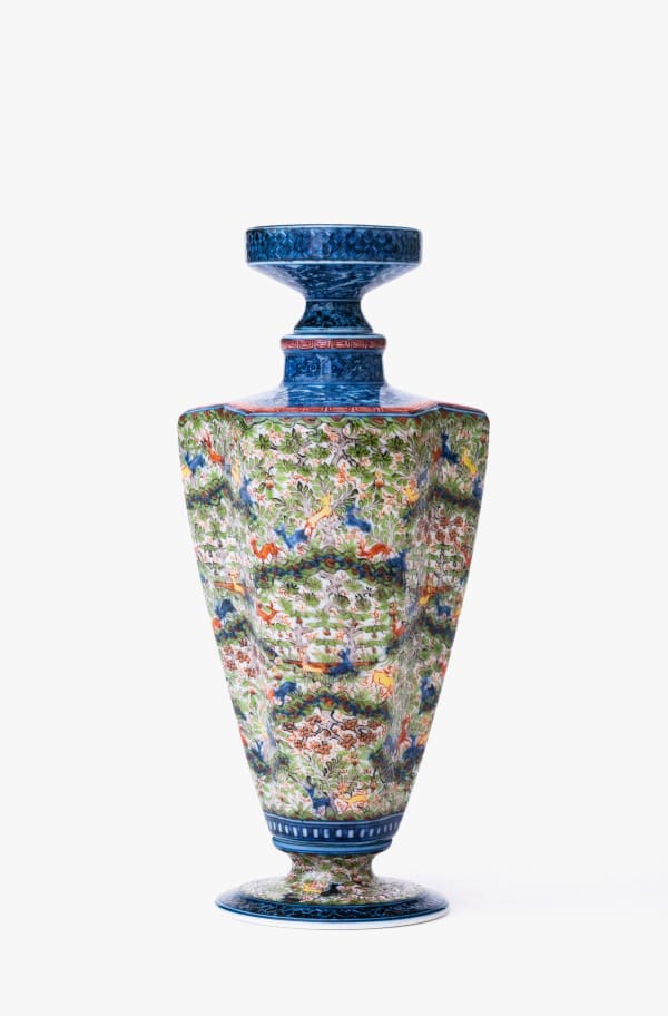 Yuki Hayama Herd of Deer Perfume Bottle 鹿鳴図香水瓶 , 2022 Porcelain