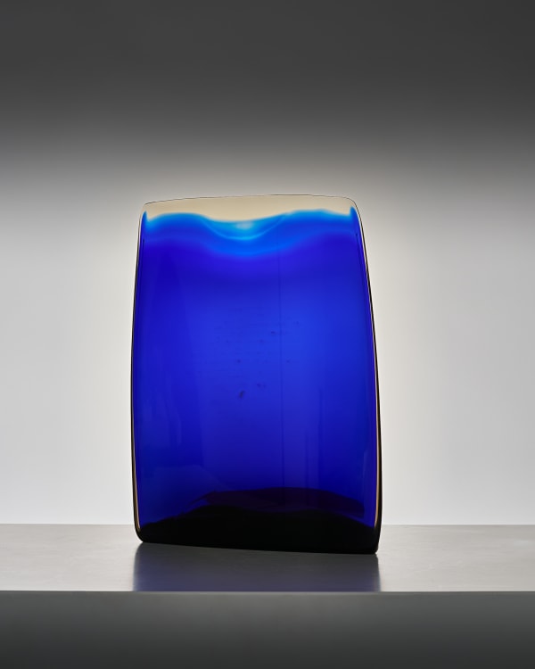 Laura de Santillana Untitled (Lametta), 2019 Hand-blown and slumped glass