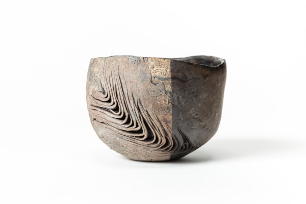 Yukiya Izumita Sekisoh Kake-wake-glazed Tea Bowl 積層掛け分け盌, 2024 Ceramic