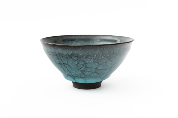 Takeshi Imaizumi, Blue Porcelain Tea Bowl - 翆青瓷茶碗