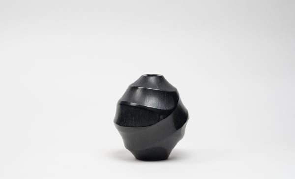 Massimo Micheluzzi Vaso Nero, 2023 Hand-blown and carved glass