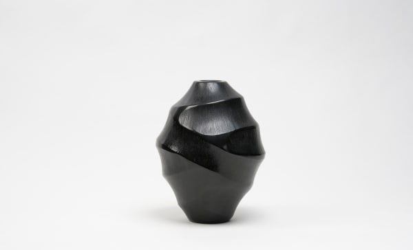 Massimo Micheluzzi Vaso Nero, 2023 Hand-blown and carved glass