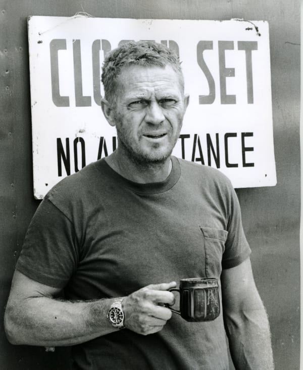 Ron Galella, Steve McQueen taking a break during the shooting of "Papillon", Jamaica, 1973