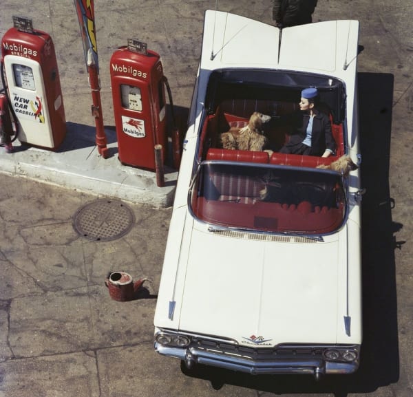 William Klein, Chevrolet Impala + Gas Pumps, 6th Avenue, New York , 1959