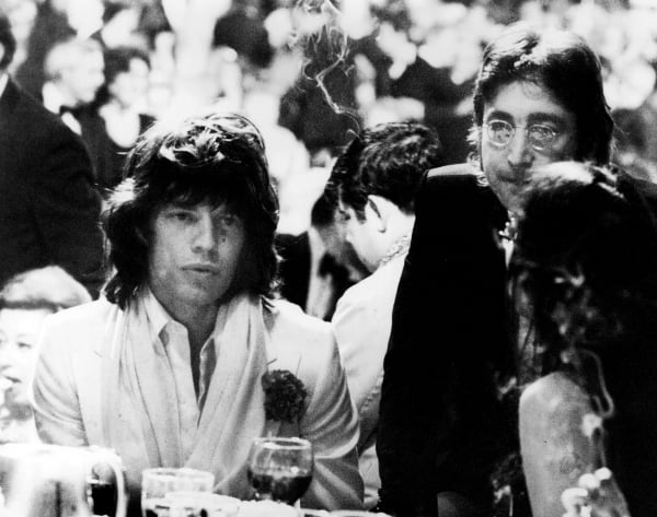Ron Galella, Mick Jagger, John Lennon and May Pang, New York, 13.03.1974