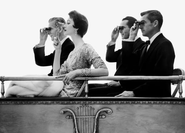 William Helburn, Dovima Opera Box, New York, NY, 1953