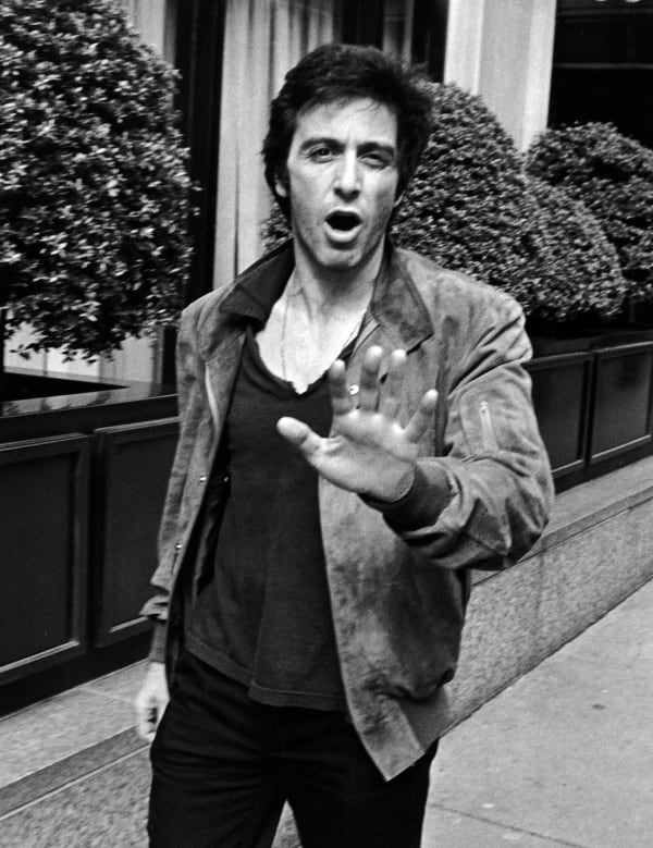 Ron Galella, Al Pacino sighted on Park Avenue in New York City, October 18, 1979