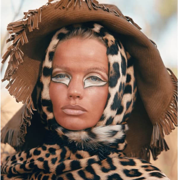 Franco Rubartelli, Veruschka, Jungle Look #7, Central African Republic, for French Vogue, 1968