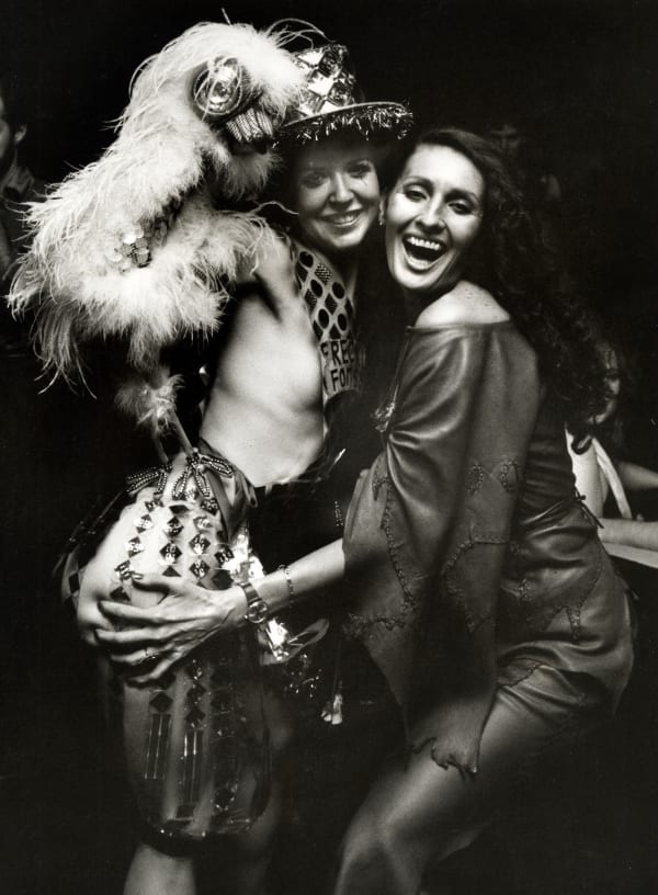 Ron Galella, Studio 54, Model Cheyenne dances at a party for the Coty Awards, New York City, September 29, 1977