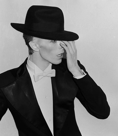 Ron Galella, David Bowie, at the 17th Annual GRAMMY Awards, 1975