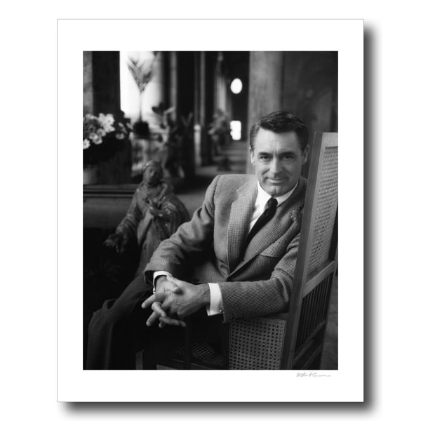 Milton H. Greene, Cary Grant photographed on the terrace of Milton’s studio in NYC, US, May, 1958