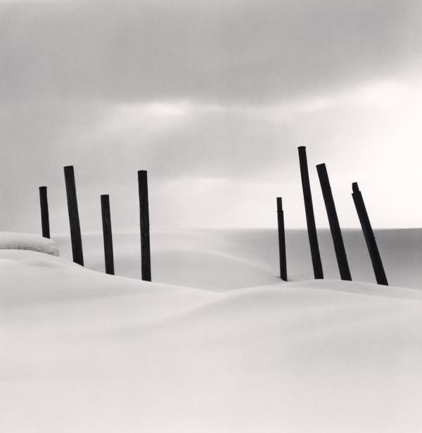 Michael Kenna, Eight Posts, Rumoi, Hokkaido, Japan, 2004
