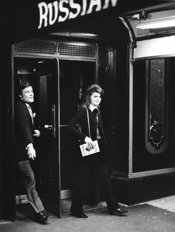 Ron Galella, Jackie at the opening of "Two Gentlemen of Verona", December 1, 1971