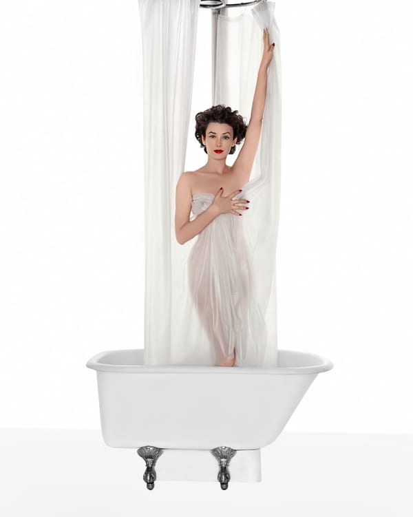 William Helburn, Dorian Leigh, Helburn Studio, NYC, 1955