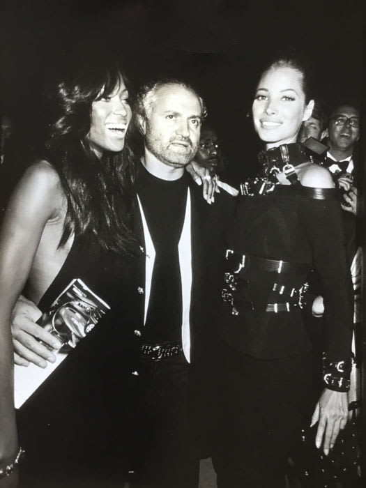 Ron Galella, Gianni Versace, Naomi Campbell and Christy Turlington, New York City, 1992