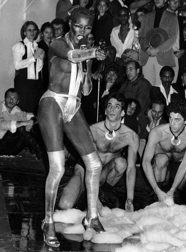 Ron Galella, Grace Jones, New Year´s Eve party, Studio 54, New York City, 1978