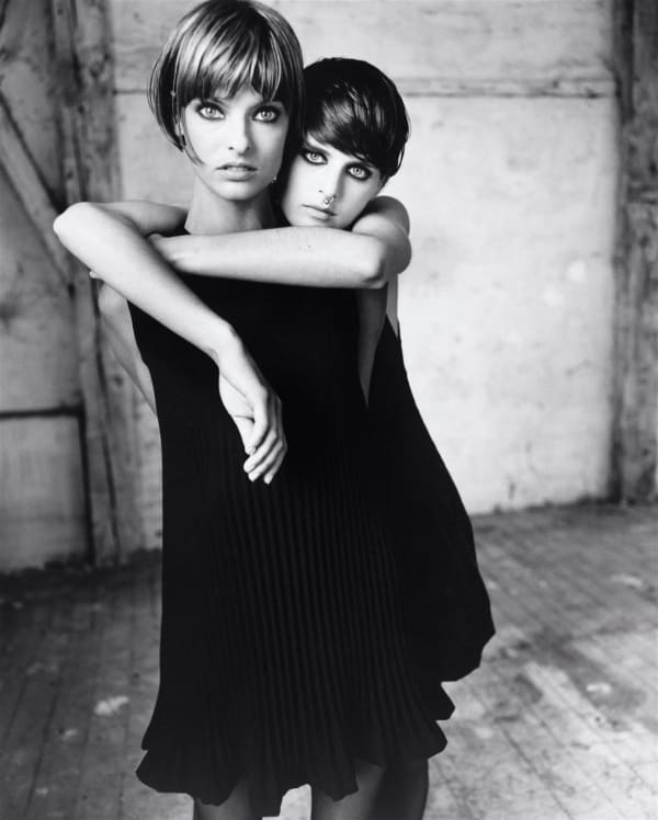 Steven Meisel, Linda Evangelista and Stella Tennant, Versace, Autumn Winter, Paris, 1993