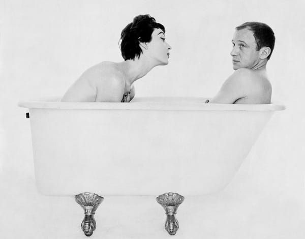 William Helburn, BIll and Dovima in Tub, Helburn Studio, NYC, 1959