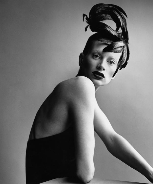 Marc Hom, Kristin McMenamy, model, Paris, France, 1995