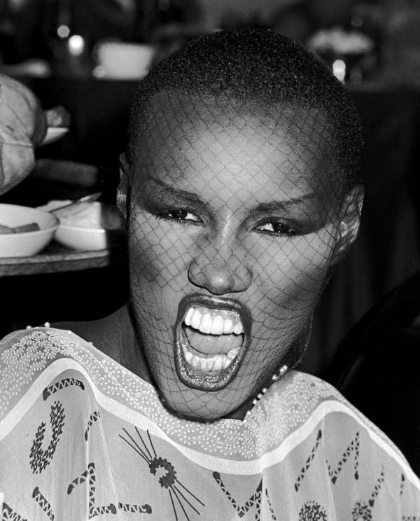 Ron Galella, Grace Jones attends Disco Convention Banquet at the New York Hilton Hotel in New York City, February 28, 1979