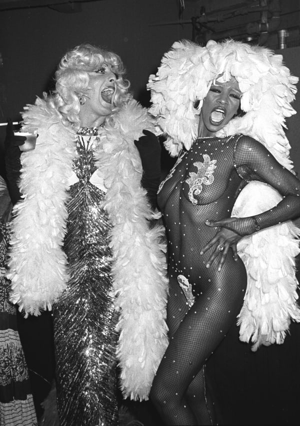 Ron Galella, NYC, Xenon, Dancer Debra Dangerfield at the Great Hollywood "X" party, New York City, July 11, 1978
