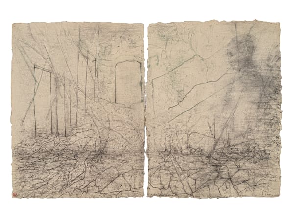 Irving Petlin, Study for the Music Room, 2016