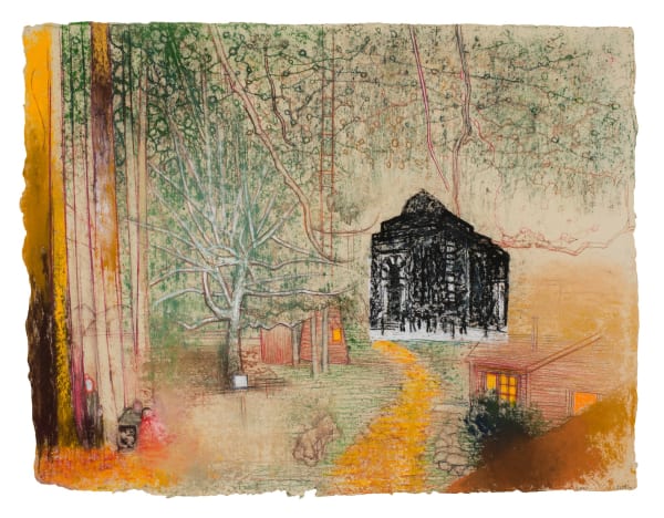 Irving Petlin, Karaite Synagogue (In The Trees), 2007