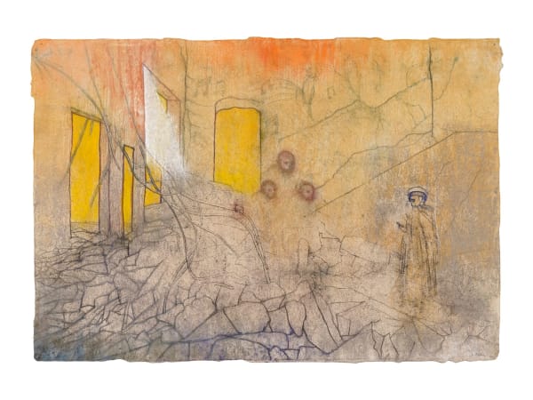 Irving Petlin, Aleppo "The Music Room", 2016