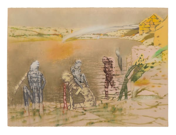 Irving Petlin, Lake as Furnace I, 1975