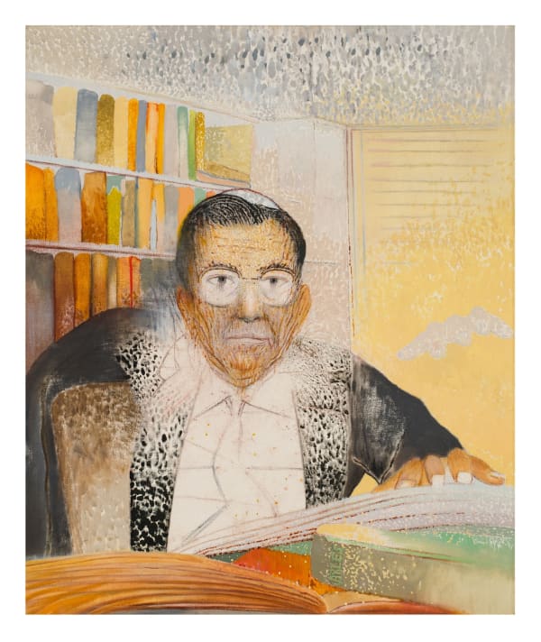 First Portrait of Gerson Cohen, 1984 Oil on Canvas
