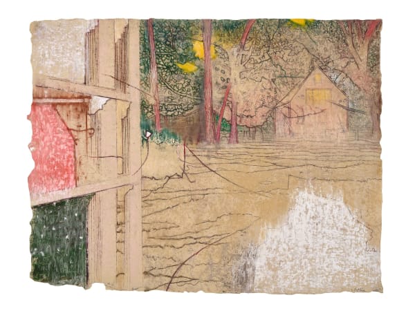 Irving Petlin, The White Barn, 2008