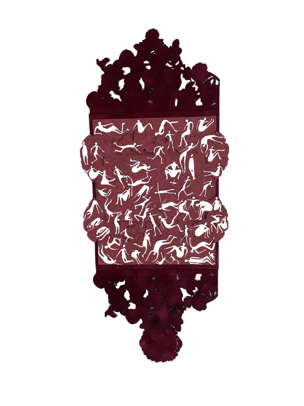 Hedwige Jacobs, Maroon , 2024