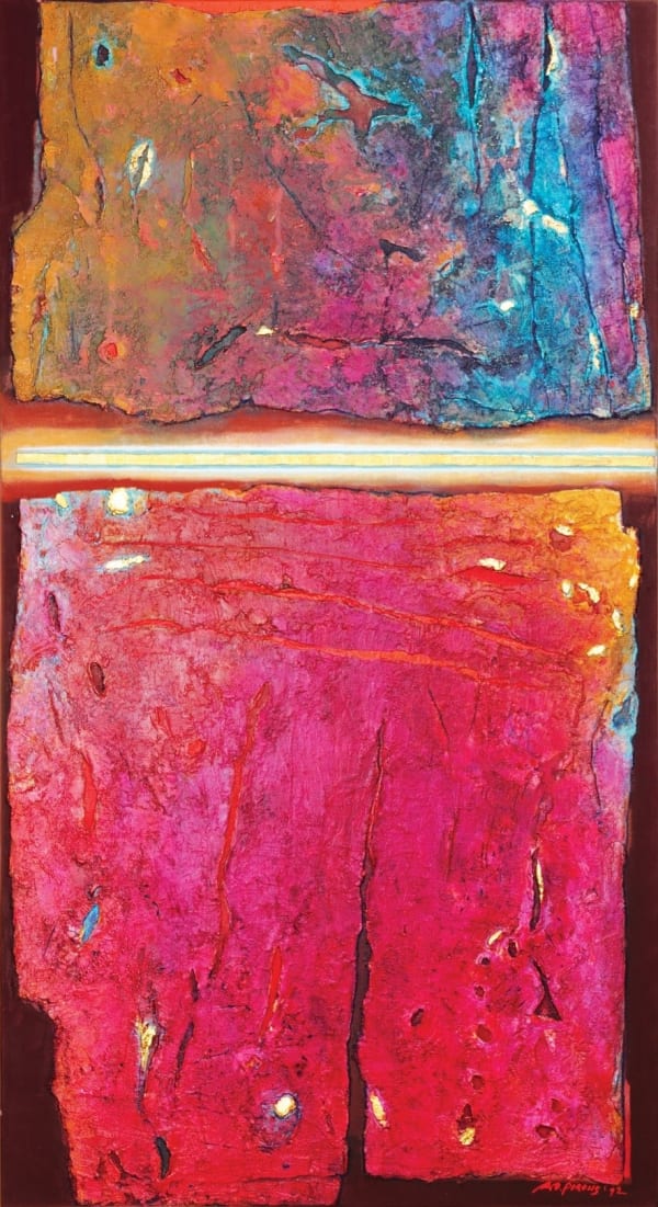 A.D. Pirous, Ufuk Emas yang Mengambang, 1992