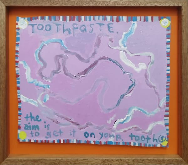 Toothpaste. The Aim is to Get it on Your Tooth(s).