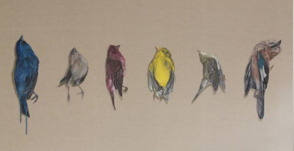 Axel Ríos Flymodus 1, 2017 Oil on linen 92 x 190 cm