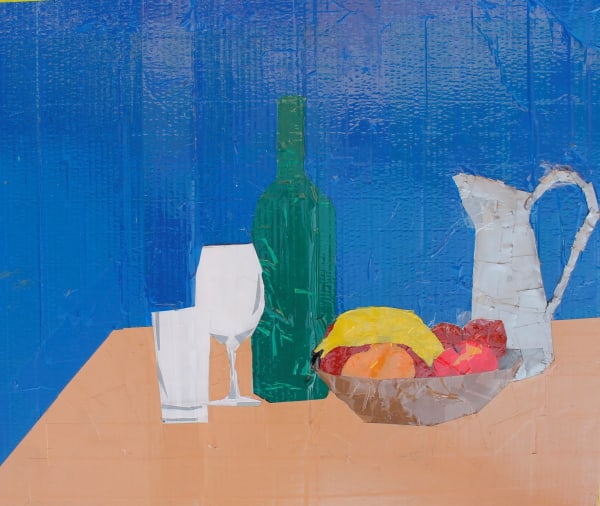 Lizbeth Geraldine Bodegón 2, 2019 Tape on pasteboard 61 x 73,5 cm