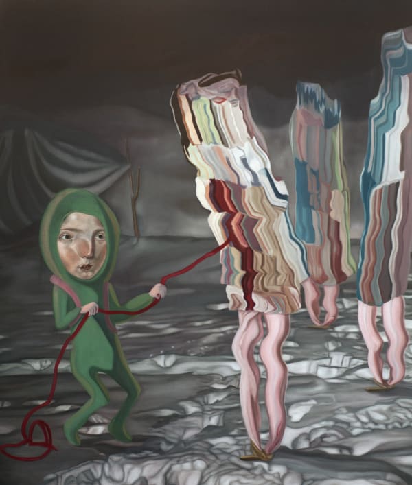 Carolina Muñoz Cromas, 2021 Oil on canvas 130 x 110 cm