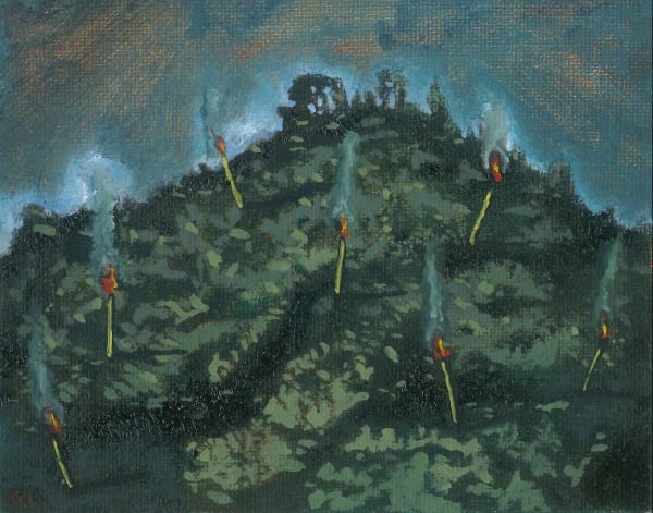 Coco González Lohse Zoonosis, 2020 Oil on canvas board 12 x 15 cm