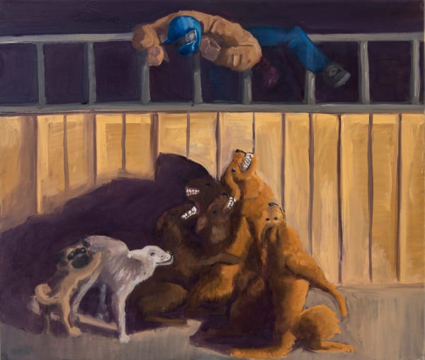 Matías Parra Delivery IX, 2021 Oil on canvas 60 x 70 cm
