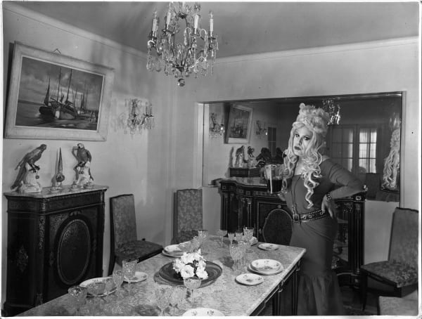 Juvenal Barría Ficciones Interiores n°05, 2012 Photomontage on vintage found photography, 12-ink inkjet print on Epson Luster Photo Premium Paper 280grs 60 x 70 cm