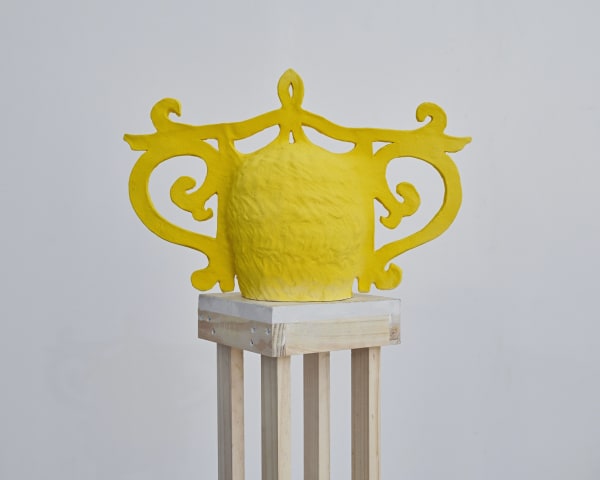 Vicente Prieto Gaggero Reja, 2021 Hand-built pigmented ceramic and slip 48 x 31 x 18 cm