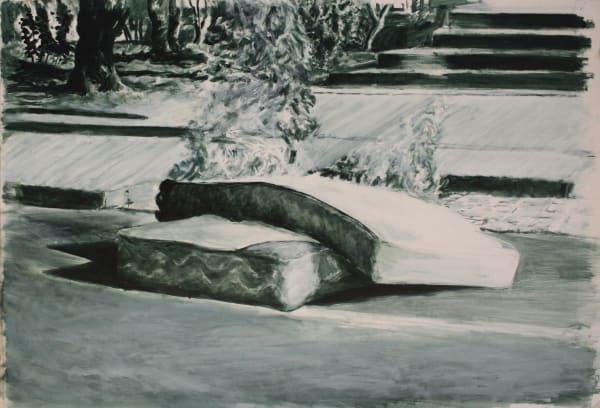 Johans Peñaloza Ensamblaje Territorial n°14, 2020 Acrylic on canvas 78.5 x 108 cm